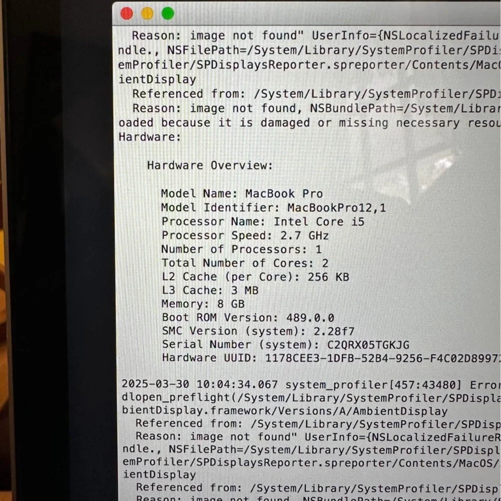 Apple MacBook Pro Silver Sleek Design with Chiclet Keyboard